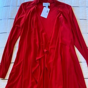 Joseph Ribkoff red swing jacket NEW